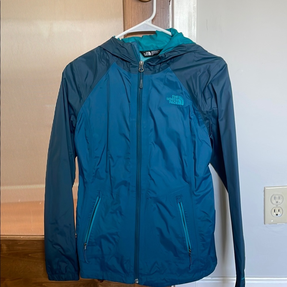 The North Face Women's Blue Raincoat